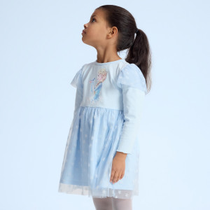 Sukienka Kraina Lodu - 80 (9-12 m.) - jasnoniebieski - dziewczynki - Reserved - 498FW-05X