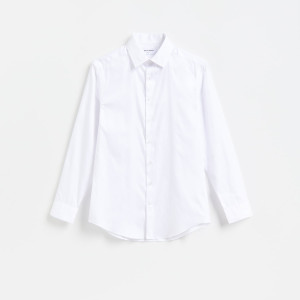 Bawełniana koszula regular fit - XXL - biały - męska - Reserved - 511EZ-00X