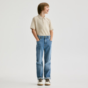 Jeansy regular - 122 (6-7 lat) - niebieski - chłopcy - Reserved - 512CJ-55J