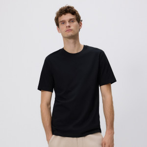 T-shirt regular 3 pack - S - czarny - męska - Reserved - 513EX-99X