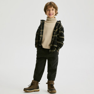 Jeansy jogger - 116 (5-6 lat) - czarny - chłopcy - Reserved - 514CJ-99J