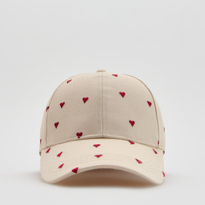 Czapka z daszkiem - ONE SIZE - czerwony - damska - Reserved - 521IE-33X