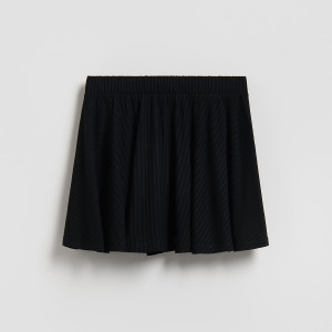 Bawełniana spódnica - 146/152 (10-11 lat) - czarny - dziewczynki - Reserved - 524IB-99X