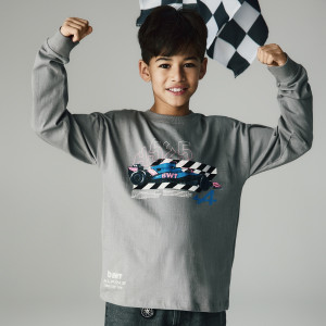 Longsleeve Team Alpine F1 - 164 (13 lat) - ciemnoszary - chłopcy - Reserved - 542HG-90X