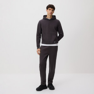 Spodnie dresowe regular fit - L - ciemnoszary - męska - Reserved - 549HM-90X