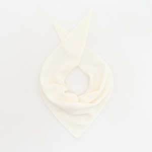 Wełniana chusta - ONE SIZE - złamana biel - damska - Reserved - 577DF-01X