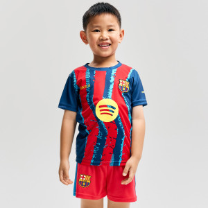 Komplet FC Barcelona Lewandowski - 116 (5-6 lat) - granatowy - chłopcy - Reserved - 583MC-59X