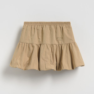 Spódnica z szortami - 116 (5-6 lat) - beżowy - dziewczynki - Reserved - 584IB-80X
