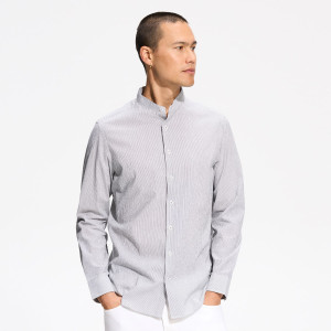 Koszula slim ze stójką - XXL - czarny - męska - Reserved - 586HT-99P