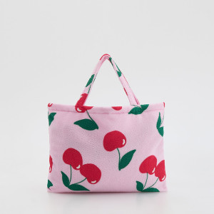 Ręcznik z torbą 2w1 - ONE SIZE - różowy - dziewczynki - Reserved - 597JS-30X