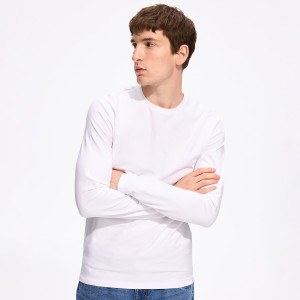 Longsleeve slim 2 pack - S - wielobarwny - męska - Reserved - 602IO-MLC