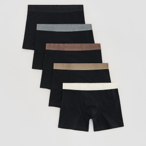 5 pack bokserek Long - XXL - czarny - męska - Reserved - 604HH-99X