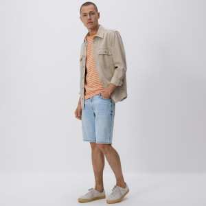 Jeansowe szorty slim fit - 28 - niebieski - męska - Reserved - 6114L-05J
