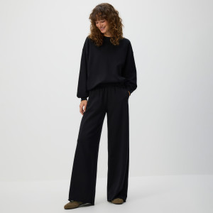 Spodnie dresowe - L - czarny - damska - Reserved - 612GA-99X