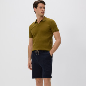 Szorty regular fit - S - granatowy - męska - Reserved - 617EF-59X