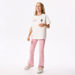 Legginsy flare - 164 (13 lat) - różowy - dziewczynki - Reserved - 620JZ-38X