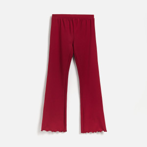 Legginsy flare - 164 (13 lat) - bordowy - dziewczynki - Reserved - 620JZ-83X