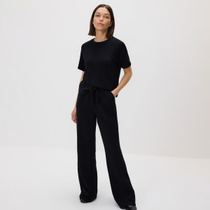 Spodnie long leg - XS - czarny - damska - Reserved - 621GA-99X