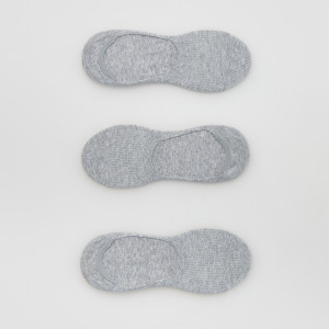 3 pack skarpet stopek - 39-42 - jasnoszary - męska - Reserved - 622HQ-09X