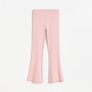 Legginsy flare - 146 (10 lat) - różowy - dziewczynki - Reserved - 622JZ-30X