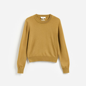 Sweter z wełny merino - XL - oliwkowy - damska - Reserved - 624KO-91X