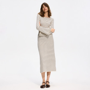 Sukienka maxi w paski - M - wielobarwny - damska - Reserved - 628LD-MLC