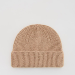 Czapka beanie - ONE SIZE - brązowy - damska - Reserved - 633FE-82X