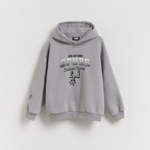 Bluza San Antonio Spurs NBA - 158 (12 lat) - ciemnoszary - chłopcy - Reserved - 634HR-90X