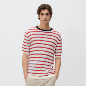 Sweter z wiskozy - L - wielobarwny - męska - Reserved - 637HD-MLC
