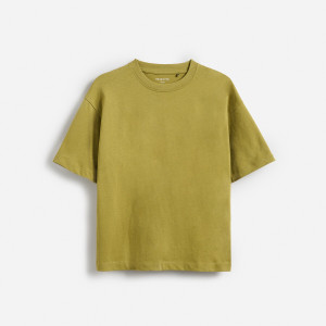 Bawełniany t-shirt - 146 (10 lat) - zielony - chłopcy - Reserved - 654KZ-87X