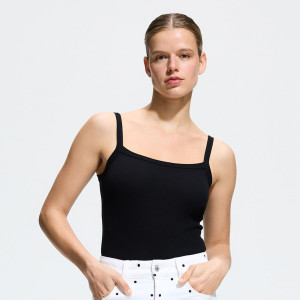 Body z bawełną - S - czarny - damska - Reserved - 655LD-99X