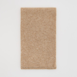 Szalik z dodatkiem wełny - ONE SIZE - kremowy - damska - Reserved - 664FD-12X