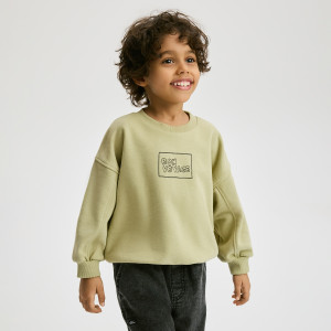 Bawełniana bluza 2 pack - 80 (9-12 m.) - ciemnoszary - chłopcy - Reserved - 664HR-90X