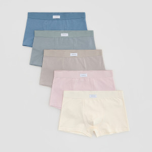 5 pack bokserek Classic - XL - pastelowy róż - męska - Reserved - 666HH-03X
