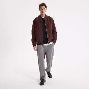 Spodnie loose fit - M - szary - męska - Reserved - 6706L-85X
