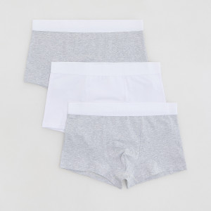 3 pack bokserek Classic - XXL - jasnoszary - męska - Reserved - 673HH-09X