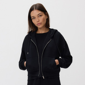 Oversizowa bluza - S - czarny - damska - Reserved - 688GA-99X