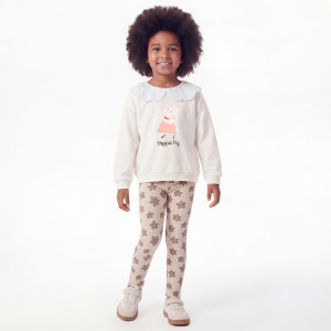 Prążkowane legginsy - 86 (12-18 m.) - wielobarwny - dziewczynki - Reserved - 691JZ-MLC