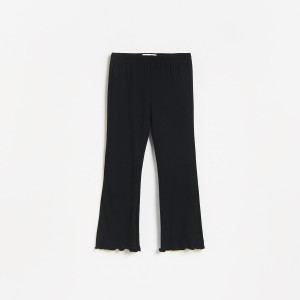 Legginsy flare - 104 (3-4 lata) - czarny - dziewczynki - Reserved - 693JZ-99X