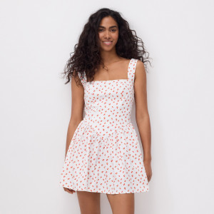 Wzorzysta sukienka mini - L - wielobarwny - damska - Reserved - 695HS-MLC