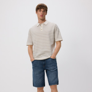 Jeansowe szorty straight - 29 - indigo jeans - męska - Reserved - 7029H-57J