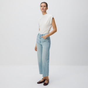 Jeansy straight fit - 42 - niebieski - damska - Reserved - 708IR-50J