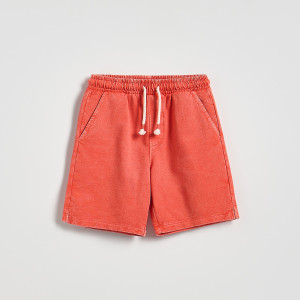 Szorty bermudy - 80 (9-12 m.) - koralowy - chłopcy - Reserved - 713HN-32X