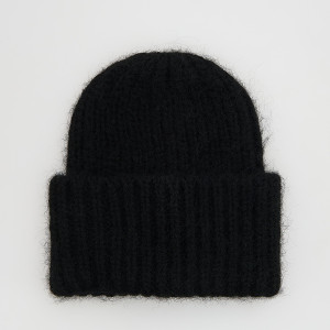 Czapka beanie - ONE SIZE - czarny - damska - Reserved - 715FF-99X