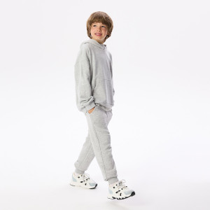 Bawełniane spodnie jogger - 164 (13 lat) - jasnoszary - chłopcy - Reserved - 717JU-09M