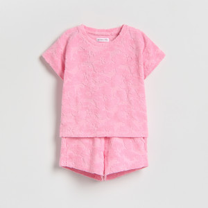 Strukturalny komplet - 86 (12-18 m.) - fuksja - dziewczynki - Reserved - 724HU-43X