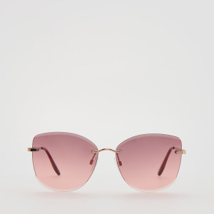 Okulary przeciwsłoneczne - ONE SIZE - różowy - damska - Reserved - 731KD-38X