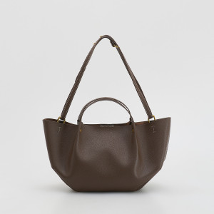 Torebka shopper - ONE SIZE - brązowy - damska - Reserved - 739CP-88X