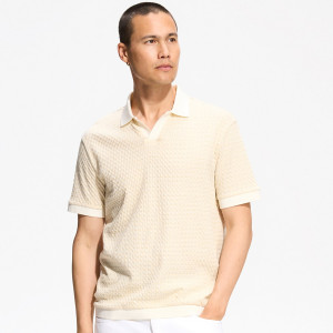 Strukturalne polo regular fit - XL - beżowy - męska - Reserved - 741JE-08X