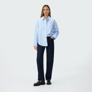 Jeansy straight - 38 - granatowy - damska - Reserved - 750FZ-96J